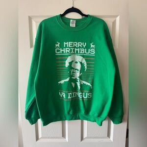 Dr. Steve Brule Green Merry Chrimbus “Ugly Sweatshirt”